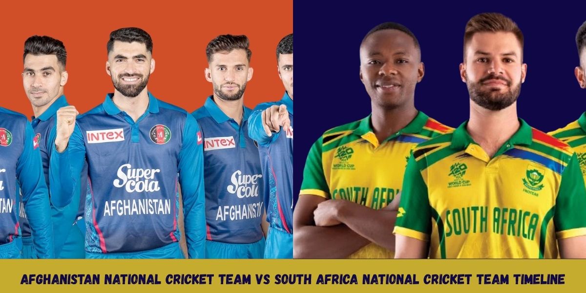 Afghanistan National Cricket Team vs South Africa National Cricket Team Timeline