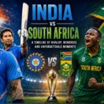 India National Cricket Team vs South Africa National Cricket Team Timeline