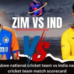 India National Cricket Team vs Zimbabwe National Cricket Team Match Scorecard