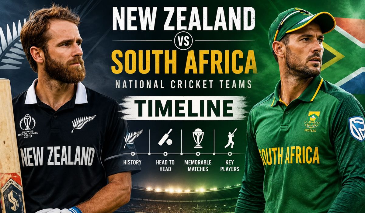 New Zealand National Cricket Team vs South Africa National Cricket Team Timeline