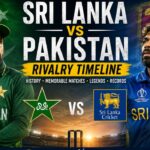 Sri Lanka National Cricket Team vs Pakistan National Cricket Team Timeline