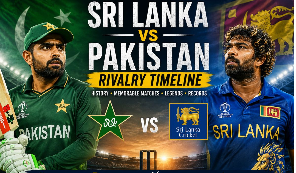 Sri Lanka National Cricket Team vs Pakistan National Cricket Team Timeline