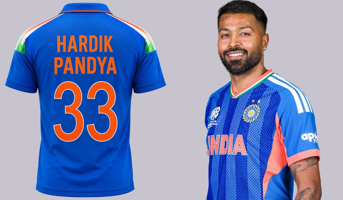 Hardik Pandya Jersey Number:
