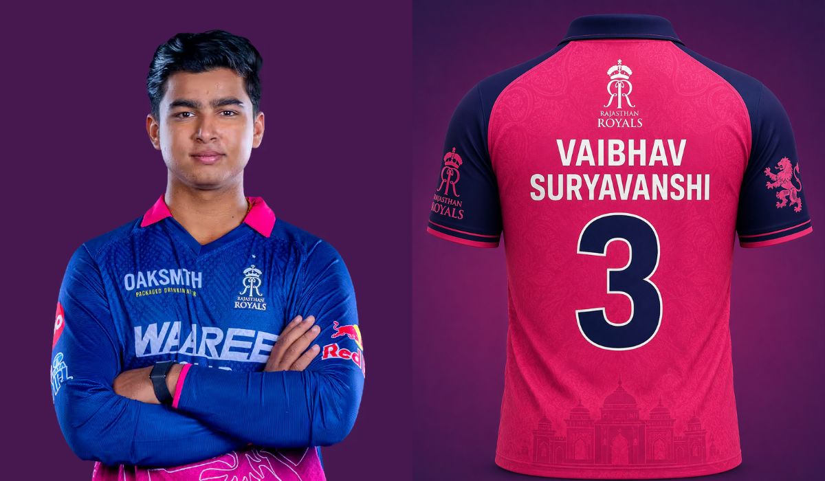 Vaibhav Suryavanshi Jersey Number: India & Rajasthan Royals Jersey No. 03 Explained